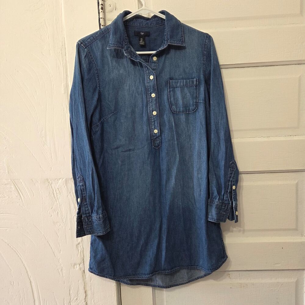 Gap Woman's Dark Blue Denim Dress size M